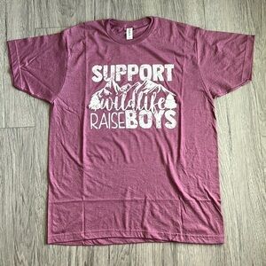 Support Wildlife Raise Boys Graphic Tee